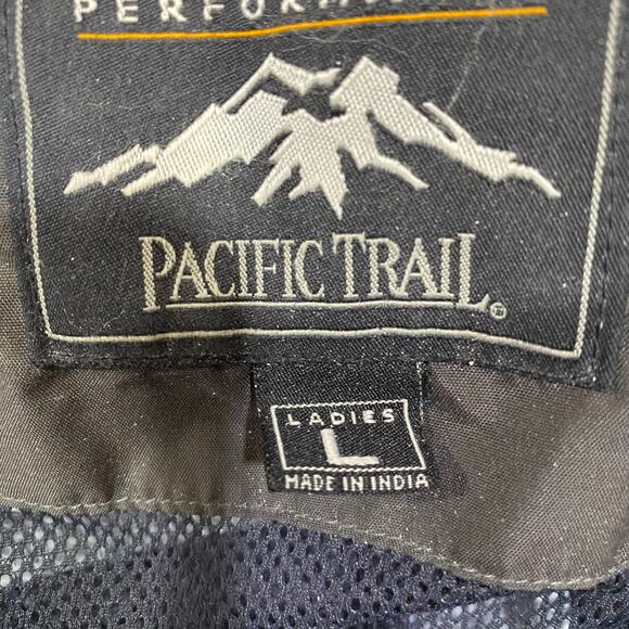 Pacific Trail PAC TECH Performance Blue Jacket Size LARGE Windbreaker Hiking - Picture 4 of 14